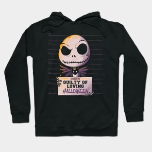 Guilty Jack Cute Skellington MugShot Hoodie